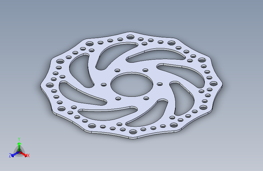 有防腐蚀功能的碟刹盘。