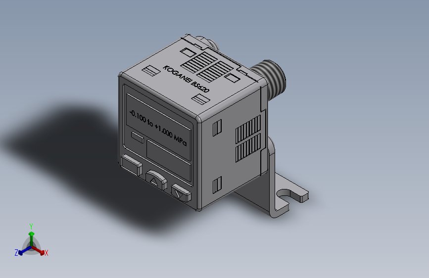 有数字显示的Koganei数字压力开关 - GS620-B
