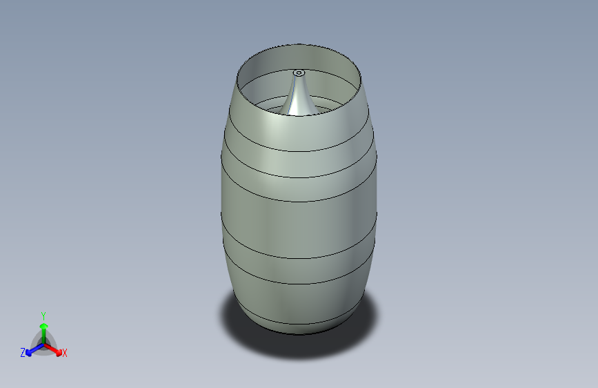 装有风扇和轴的机舱-GE90型