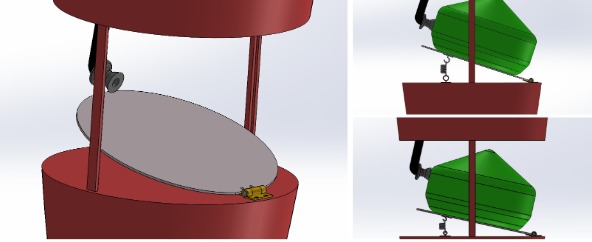 带流体偏转器的超音速腔体侧向弹射