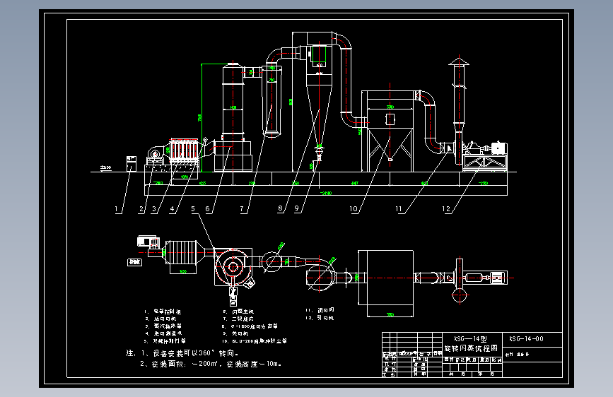 XSG-1400闪蒸干燥机