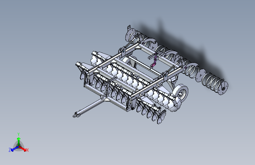 耕犁机土壤改良机