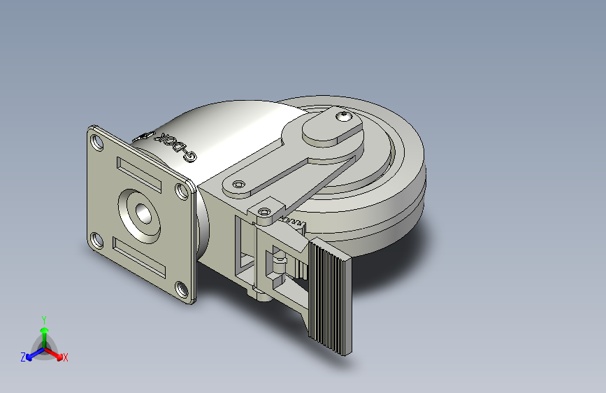 福马脚轮GDC-100-BSF