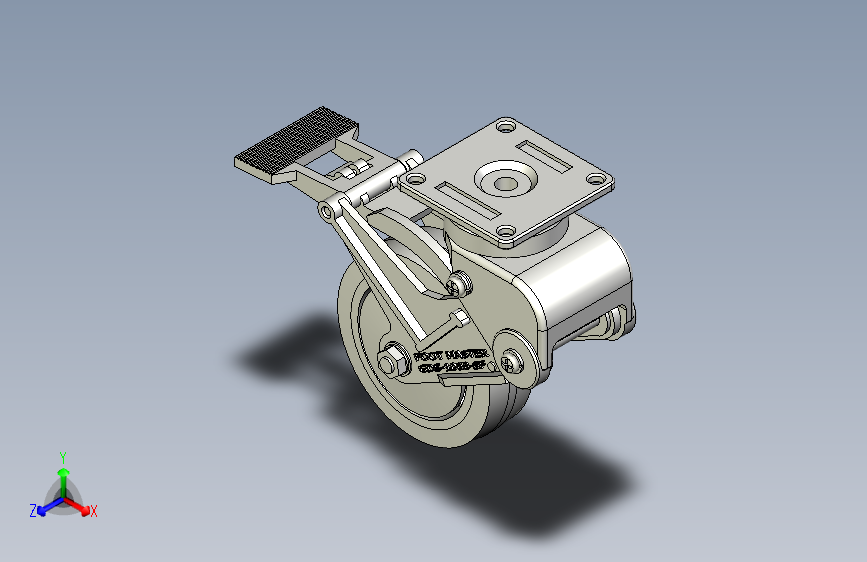 福马脚轮GDS-100-BSF