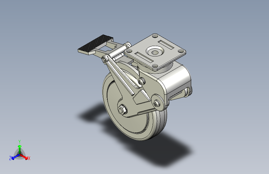 福马脚轮GDS-125-BSF