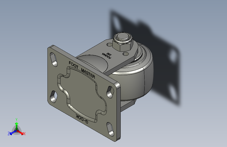 福马脚轮GF-100-ARF-MUD