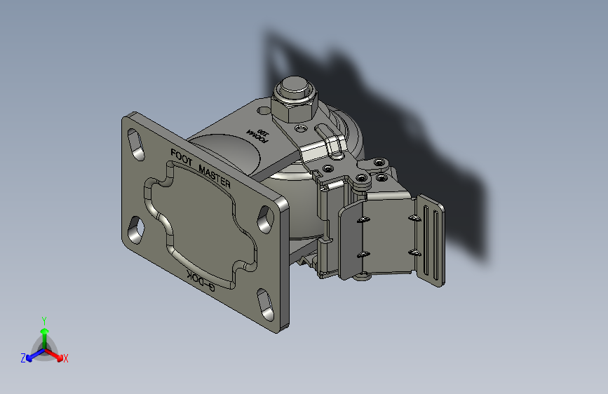 福马脚轮GF-100-BRF-MUD