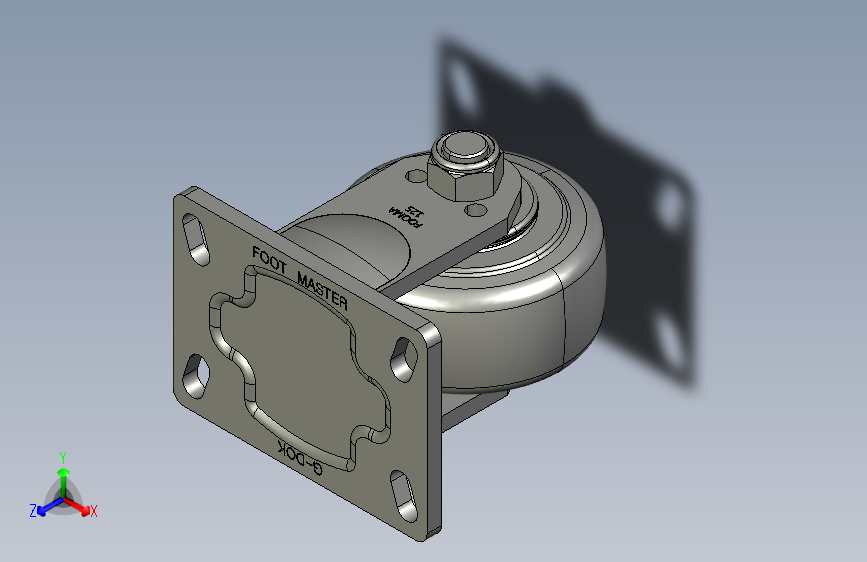 福马脚轮GF-125-ARF-MUD