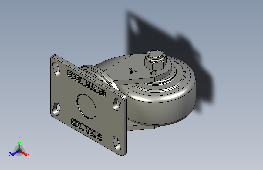 福马脚轮GF-125-ASF-MUD