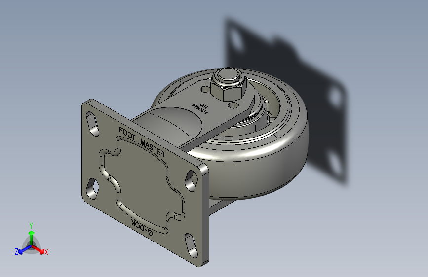 福马脚轮GF-150-ARF-MUD