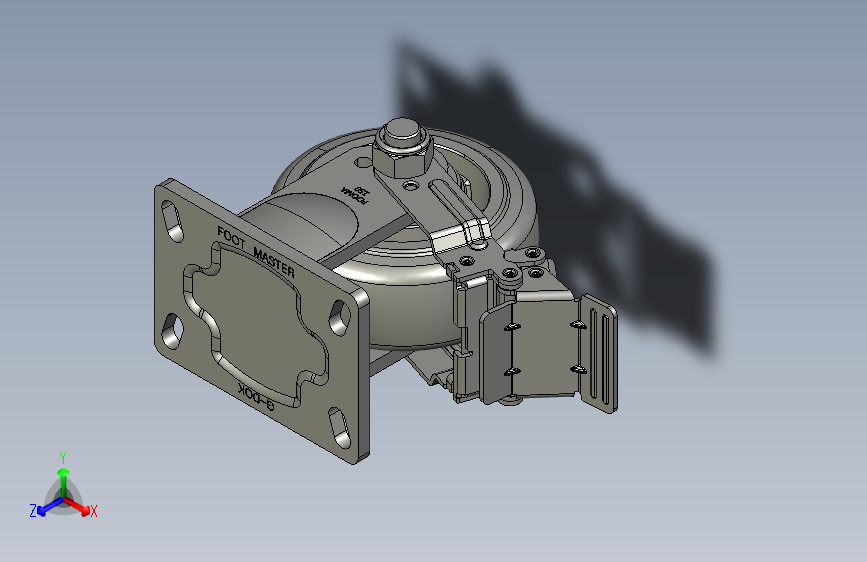 福马脚轮GF-150-BRF-MUD
