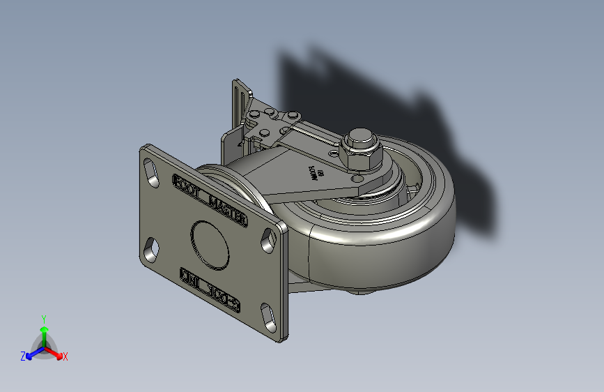 福马脚轮GF-150-BSF-MUD-FNT