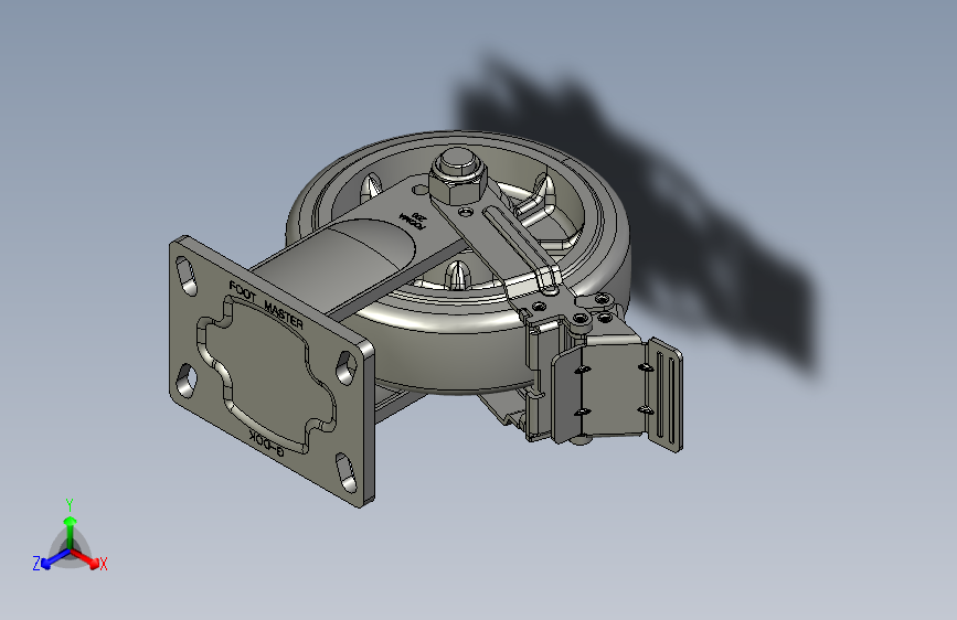 福马脚轮GF-200-BRF-MUD