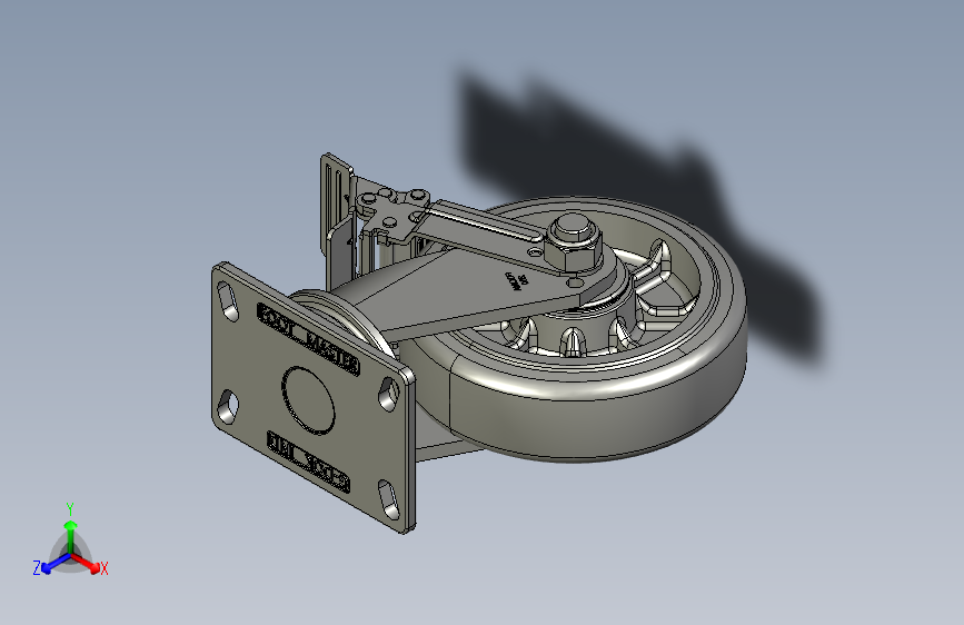 福马脚轮GF-200-BSF-MUD-FNT