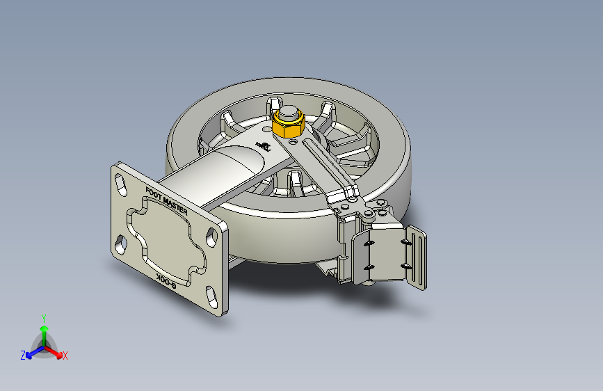 福马脚轮GF-250-BRF-MUD