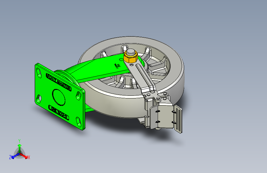 福马脚轮GF-250-BSF-MUD