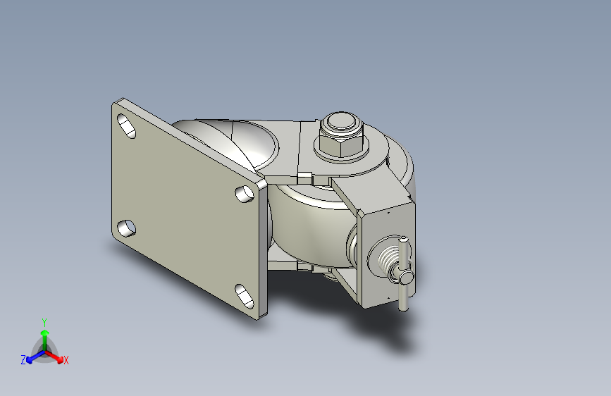 福马脚轮GXT-125-BSF-HUD,MCD