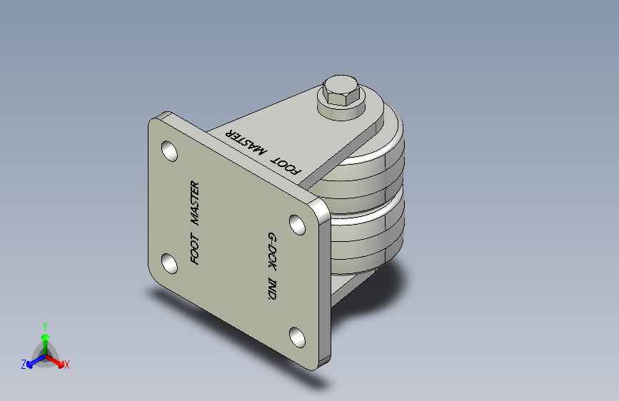 福马脚轮GXTT-75-ARF
