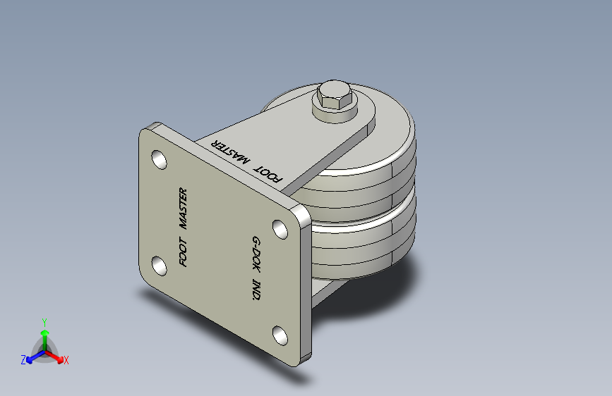 福马脚轮GXTT-100-ARF