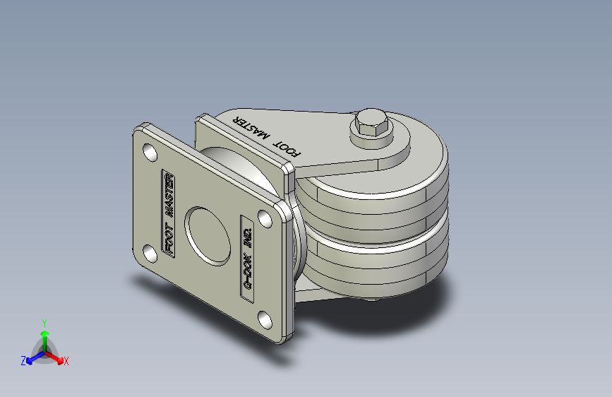 福马脚轮GXTT-100-ASF