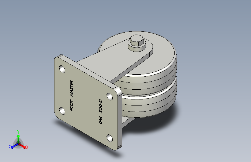 福马脚轮GXTT-125-ARF
