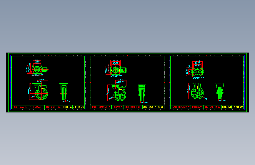 福马脚轮P-125(F)