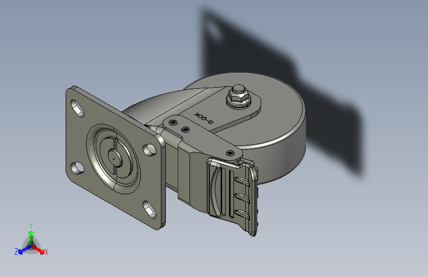 福马脚轮PHW-130-BSF