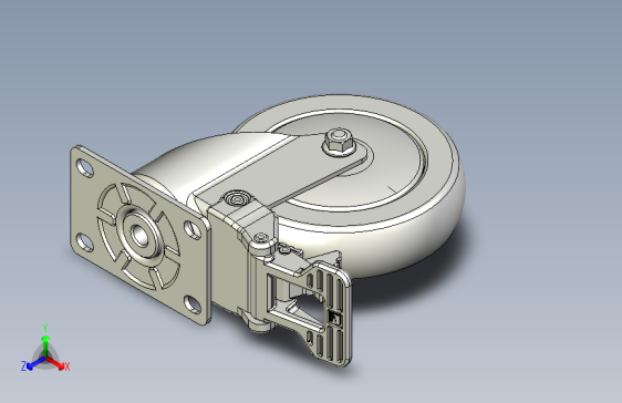 福马脚轮PL-125-BSF