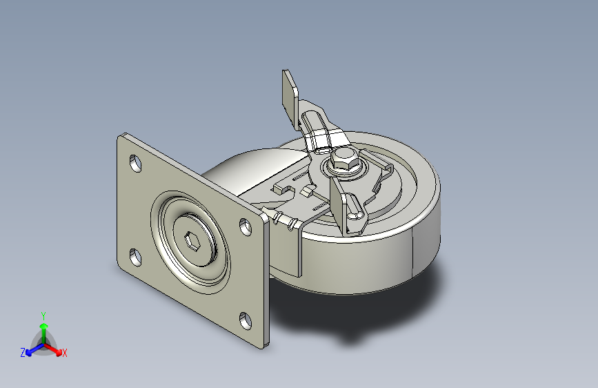 福马脚轮PMW-130-BSF