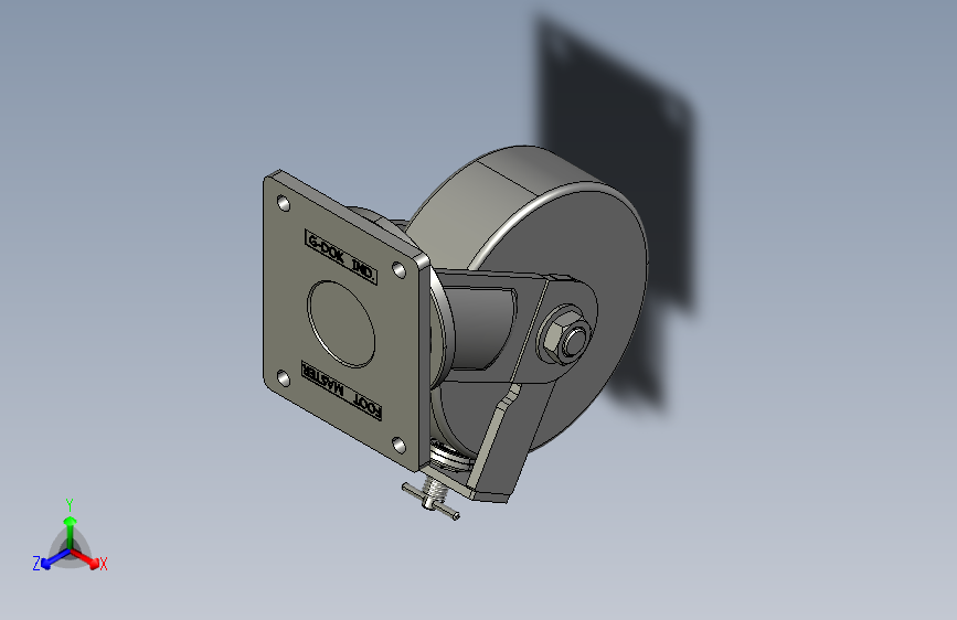 福马脚轮UGXT-300-BSF