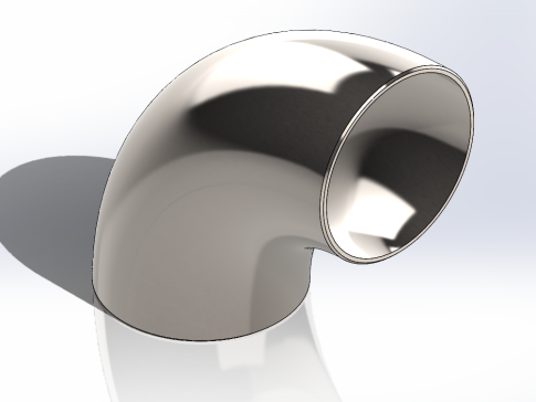 长半径弯头90度