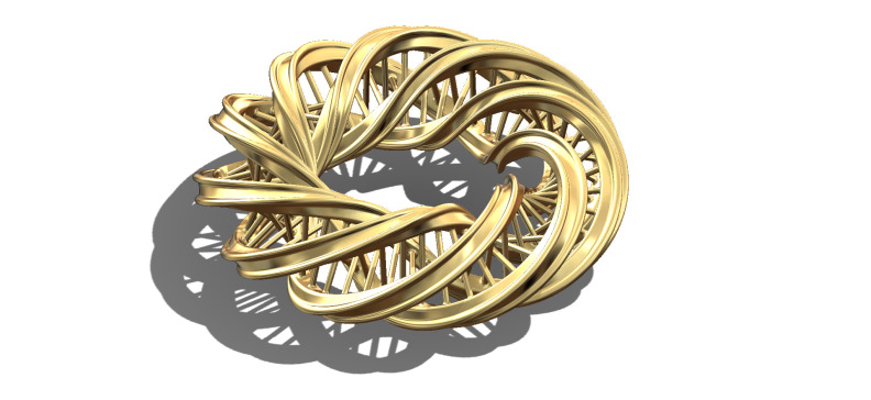 DNA莫比乌斯环——3D模型