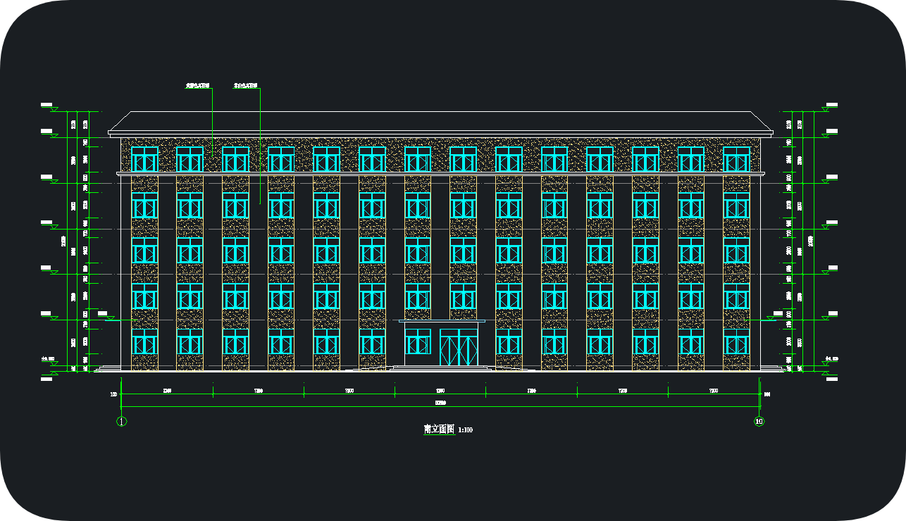 4750平米五层L型学生公寓宿舍楼设计--1746609--150