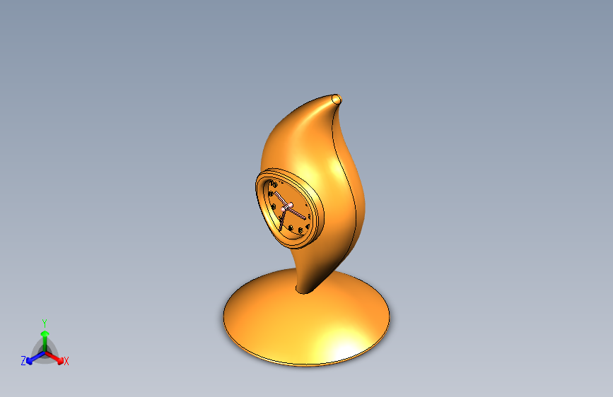 火焰闹钟外观设计