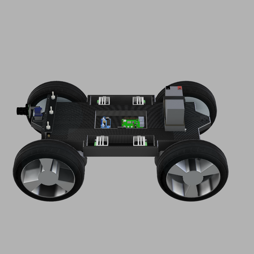 半自主跟踪车辆底盘