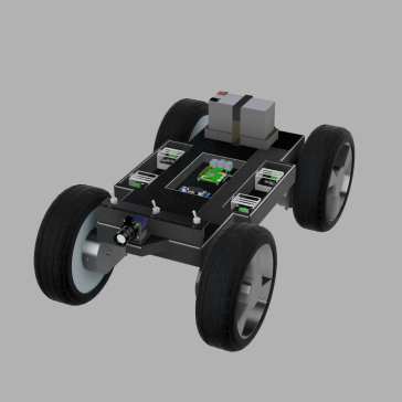 半自主跟踪车辆底盘