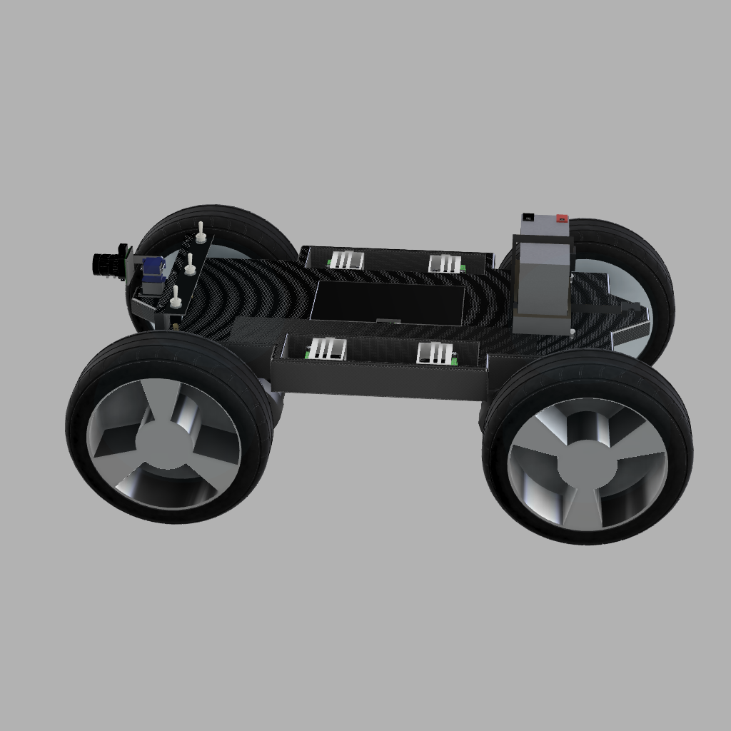 半自主跟踪车辆底盘