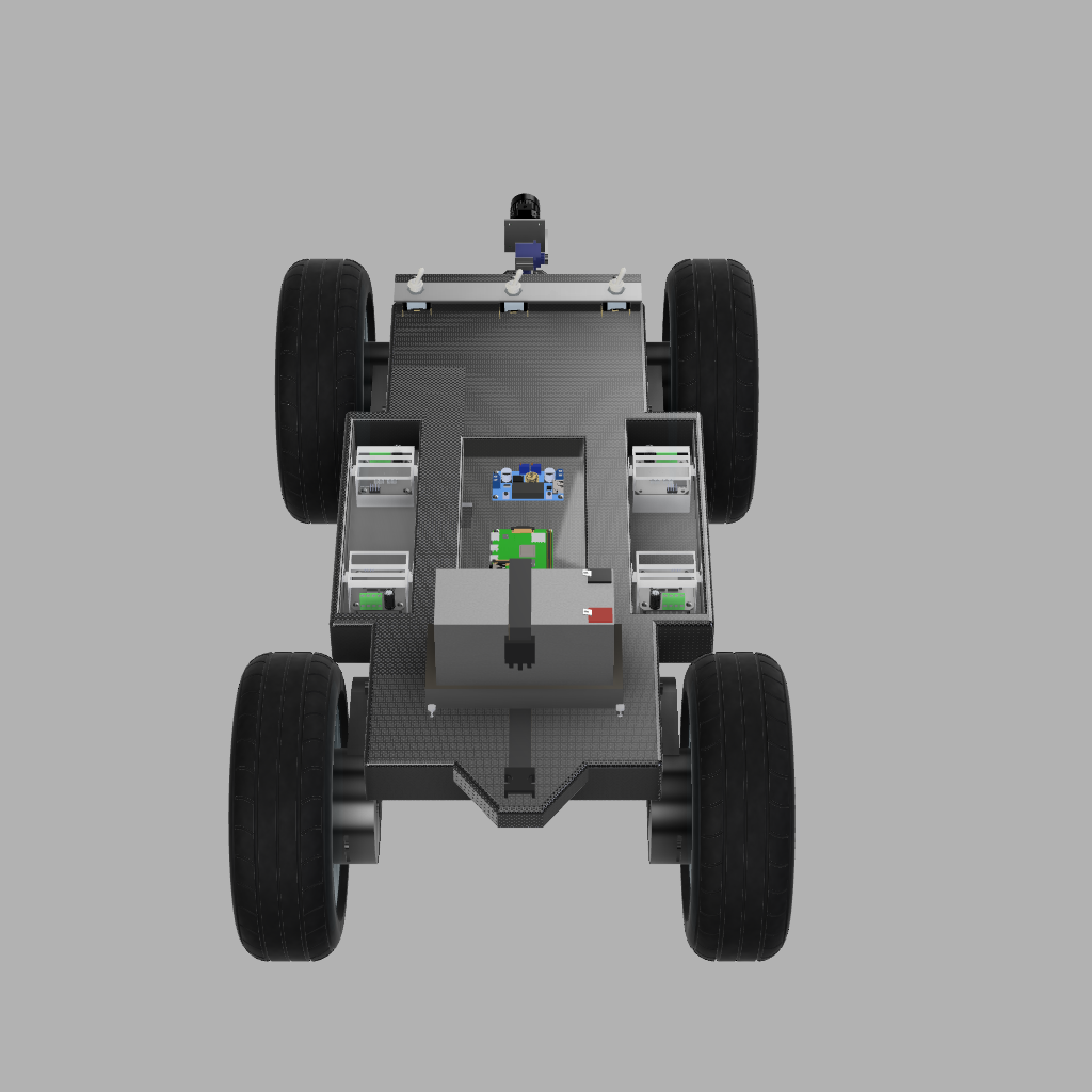 半自主跟踪车辆底盘