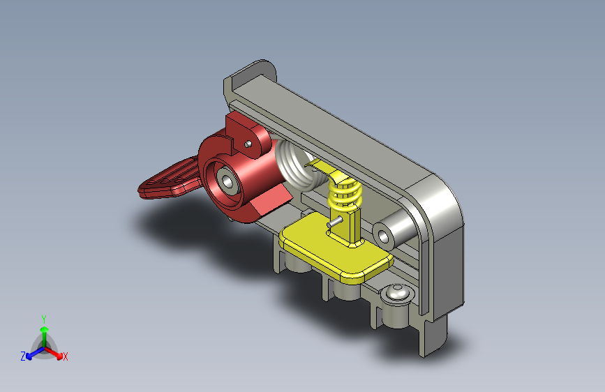 弹簧预载摩擦仿真