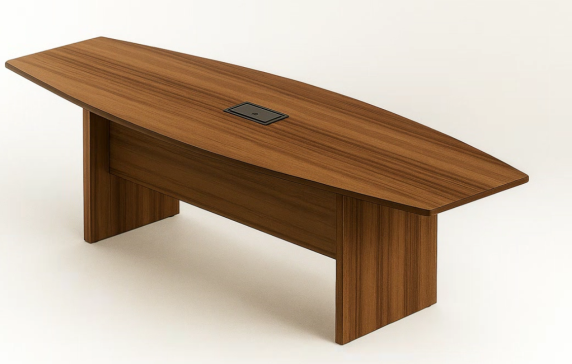 会议桌带钢配电箱