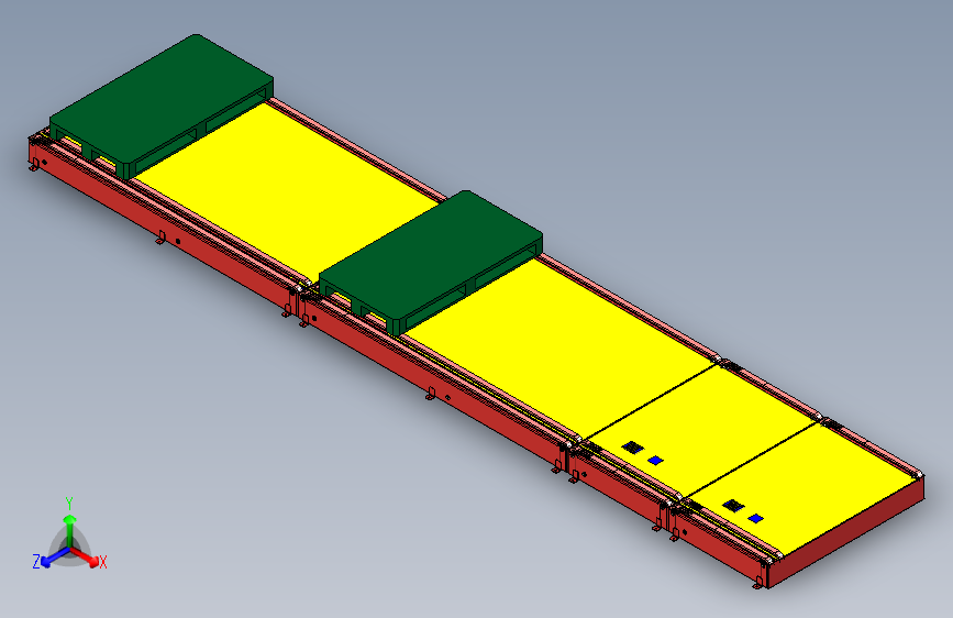 用于各种宽度托盘的链式输送机