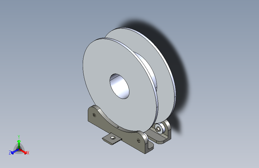 3D打印线轴支架可调节以适应不同尺寸的线轴。