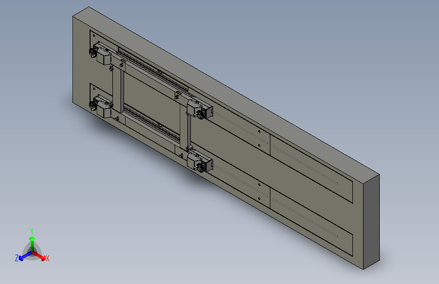 用于精确机器定位的集成导轨系统
