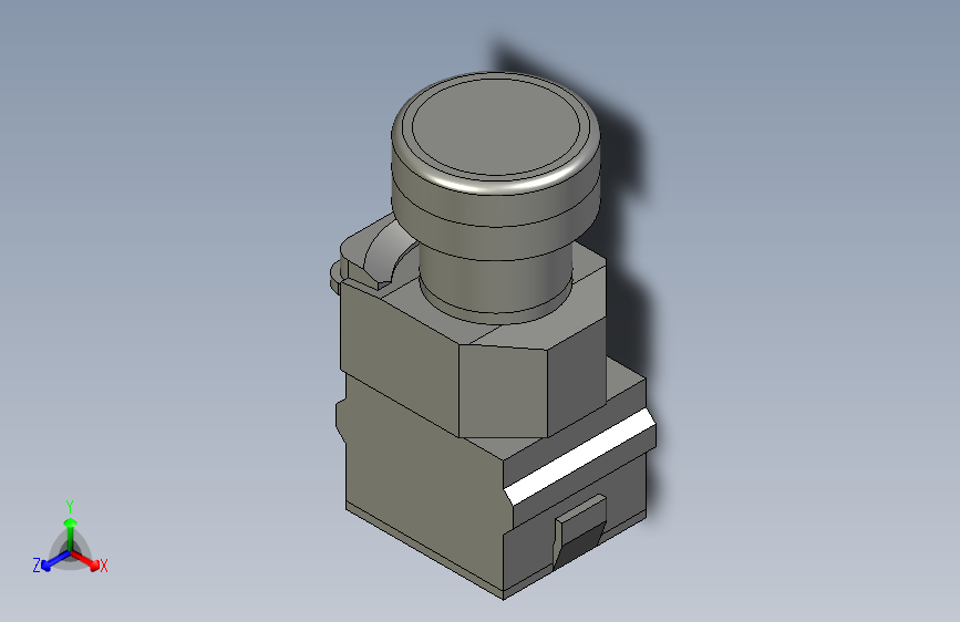 按钮开关-LAY5EW33B1-德力西绿色