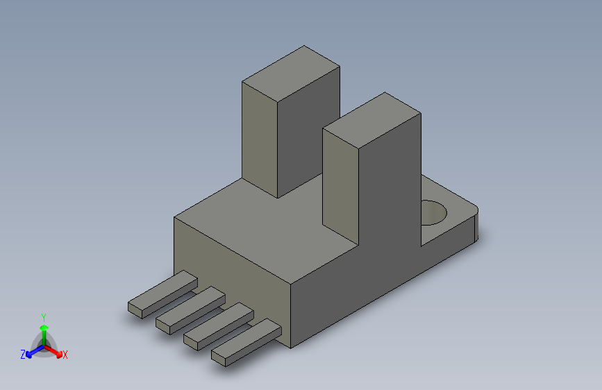 凹槽形微型光电传感器EE-SX674A