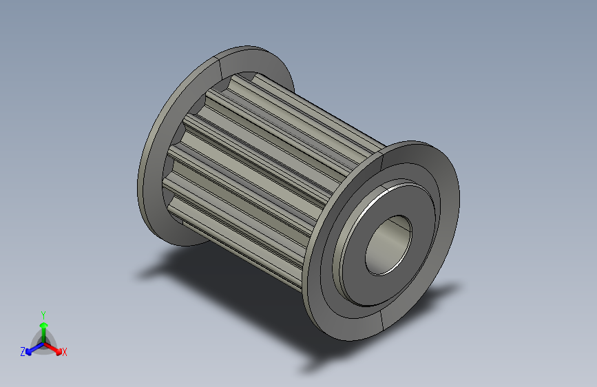 标准型半圆弧形齿同步带轮S5M型SS5MHC-14-25-dc8-A