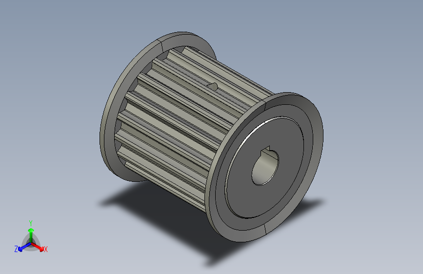 标准型半圆弧形齿同步带轮S8M型SS8MHK-18-40-dk12-A