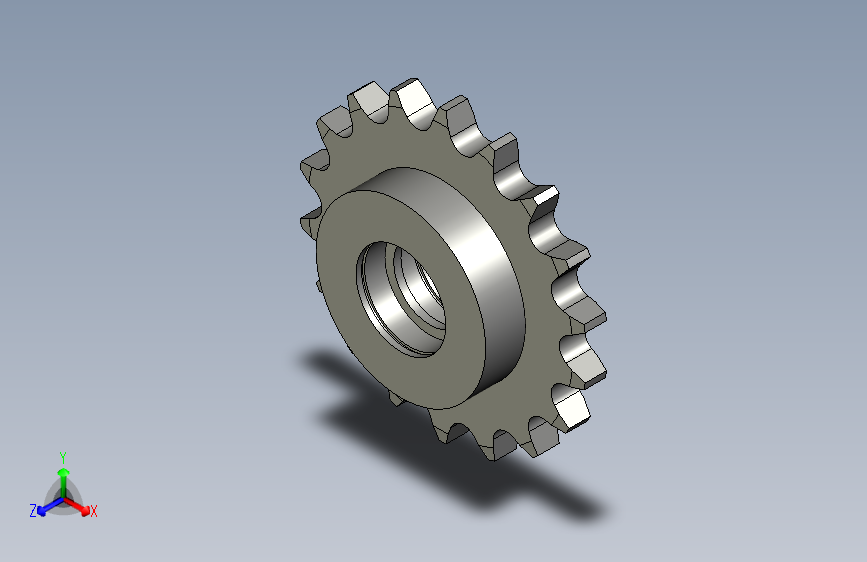 20A系列传动链轮工艺孔链轮DSCA20AB-180312A