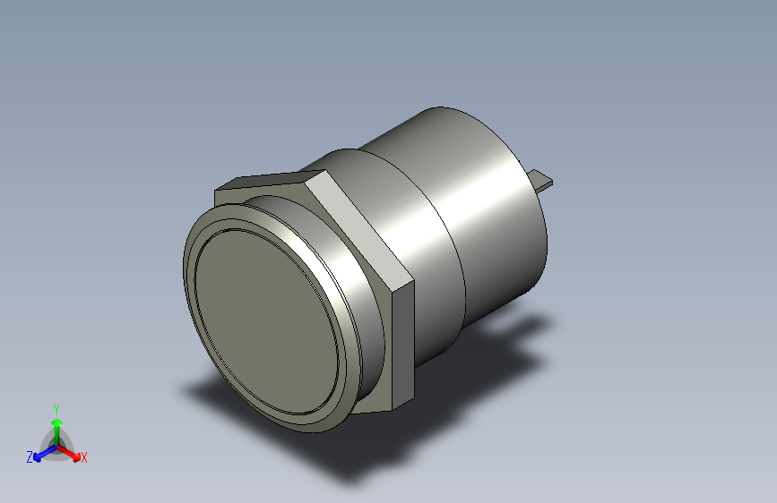 22按钮开关绿色B2001