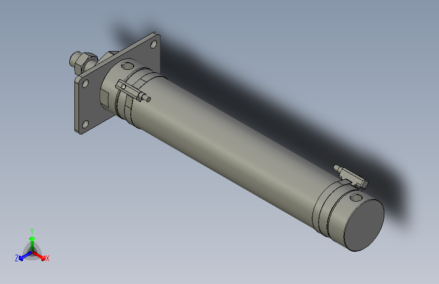 不锈钢迷你气缸MA40x175-S-U-FA-M-2
